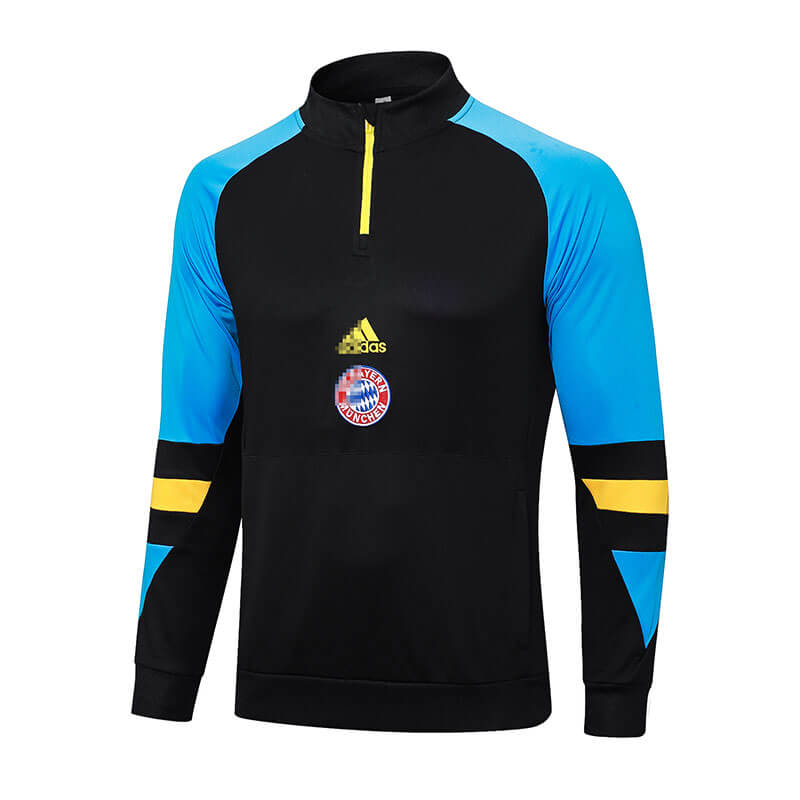 Sudadera Entrenamiento Bayern Múnich 2023/2024 Negro/Azul